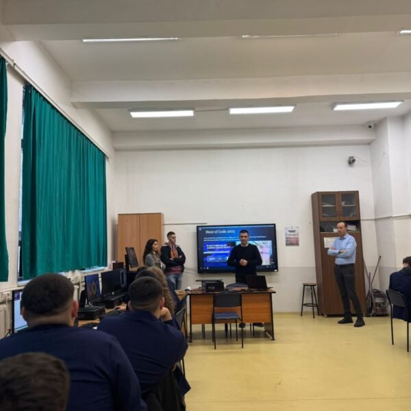 HOUR OF CODE, VIZITË NË SHKOLLËN E MESME TEKNIKE&hellip;