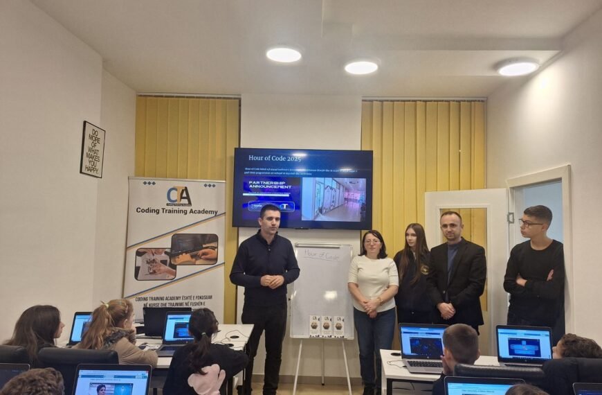 CODING TRAINING ACADEMY NË VUSHTRRI MBËSHTET&hellip;