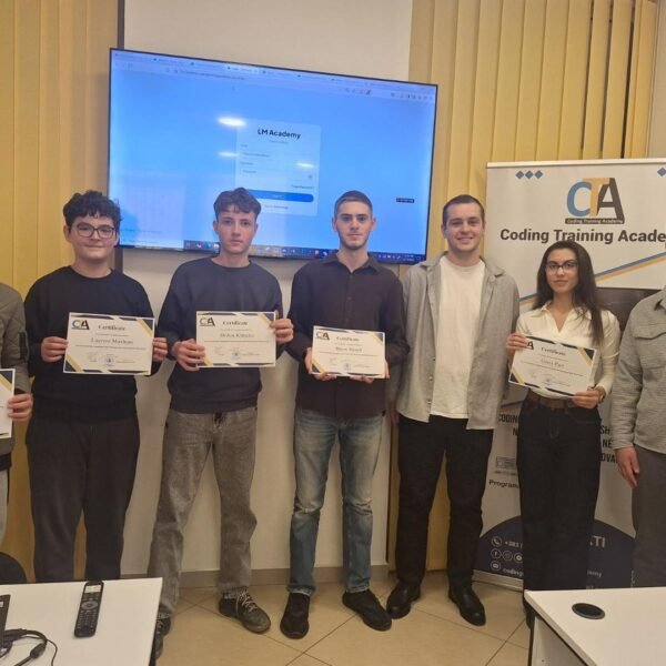 STUDENTËT E CODING TRAINING ACADEMY ZHVILLOJNË PLATFORMËN EDUKATIVE LM&hellip;